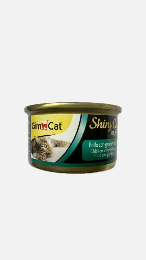 🐾 GimCat ShinyCat Jelly – Tavuklu ve Yengeçli Yaş Kedi Maması (70g)