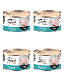 Felicia Tahılsız Ton Balıklı Fileto 85g Yaş Kedi Maması (4 Adet)