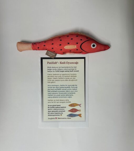 Patifish – Catnipli Kedi Oyuncağı (3 Desen Seçenekli) - Görsel 3