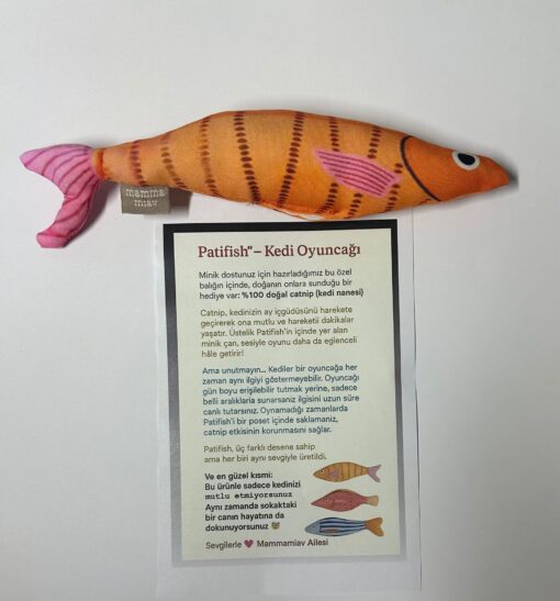 Patifish – Catnipli Kedi Oyuncağı (3 Desen Seçenekli) - Görsel 4