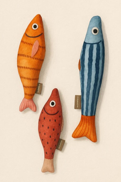 Patifish – Catnipli Kedi Oyuncağı (3 Desen Seçenekli)