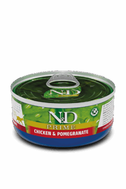 N&D Prime Tavuk & Nar  Kedi Konservesi – 70 g