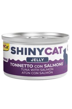 GimCat ShinyCat Jelly Ton Balıklı Somonlu Kedi Konservesi 70 Gr
