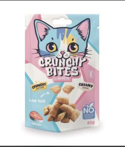 🐾 M-PETS Crunchy Bites Somonlu Kedi Ödülü 60 g